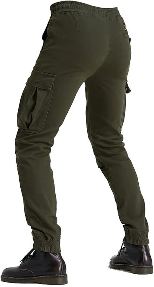 Multi-pocket Motorcycle Jeans Men's